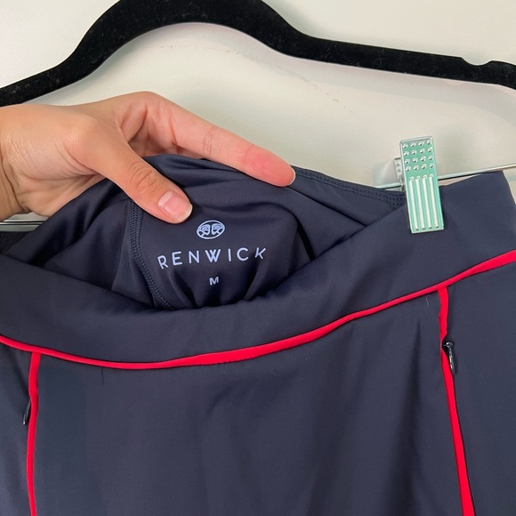 RENWICK SPORT Women's Contrast Trim Pull-On Skort, Navy - Picture 3 of 8